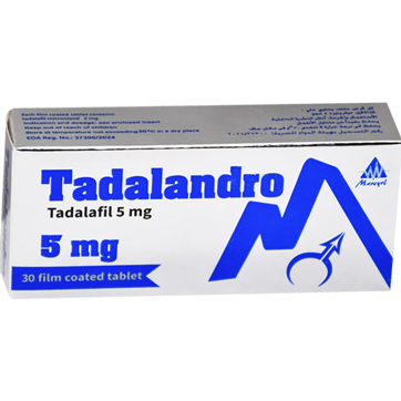 Tadalandro 5mg 30 Film Coated Tablets image number 0