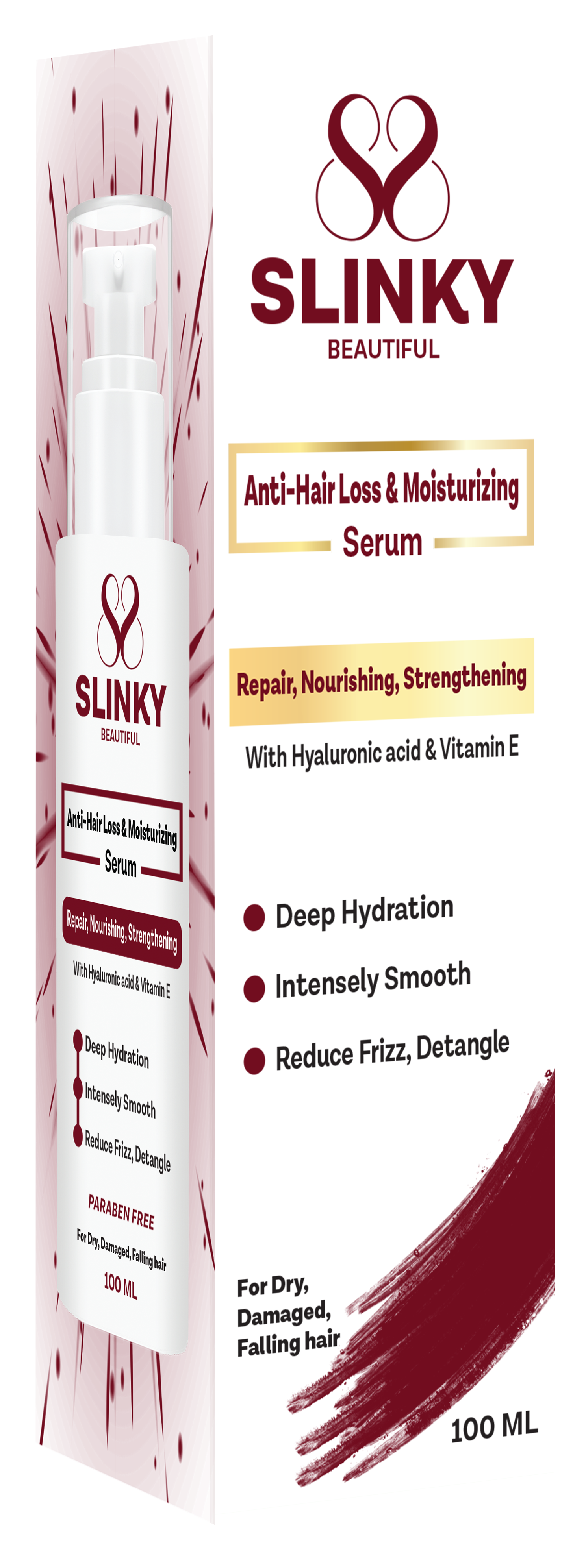 Slinky Beautiful Anti Hair Loss & Moisturizing Serum 100ml image number 0