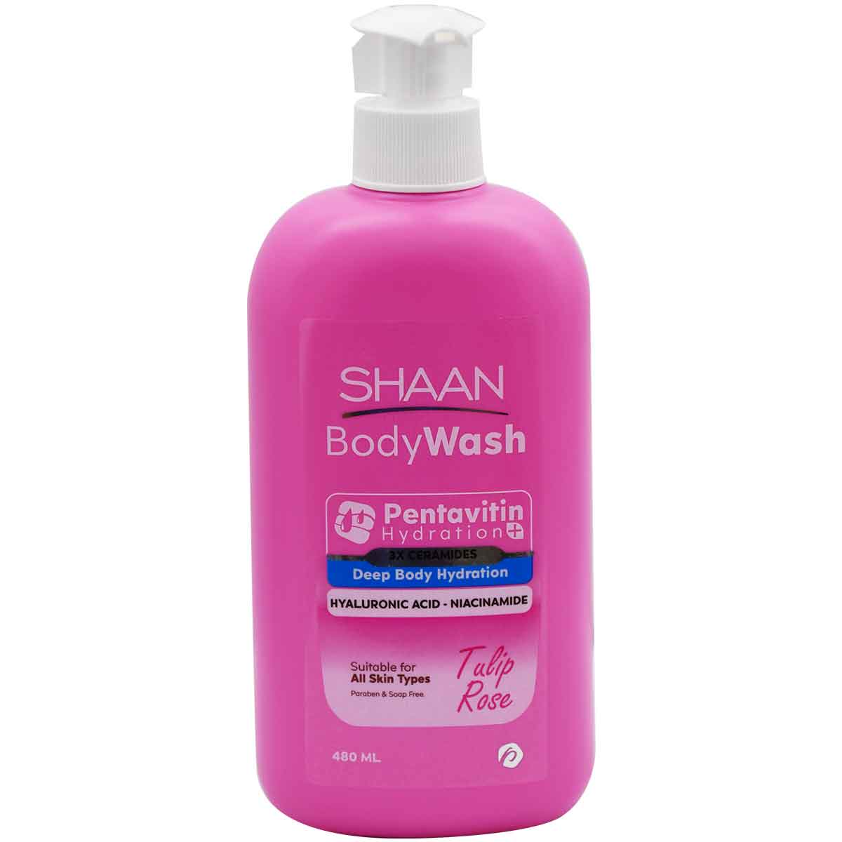 Shaan Tulip Rose Body Wash For All Skin Types 480 ml image number 0