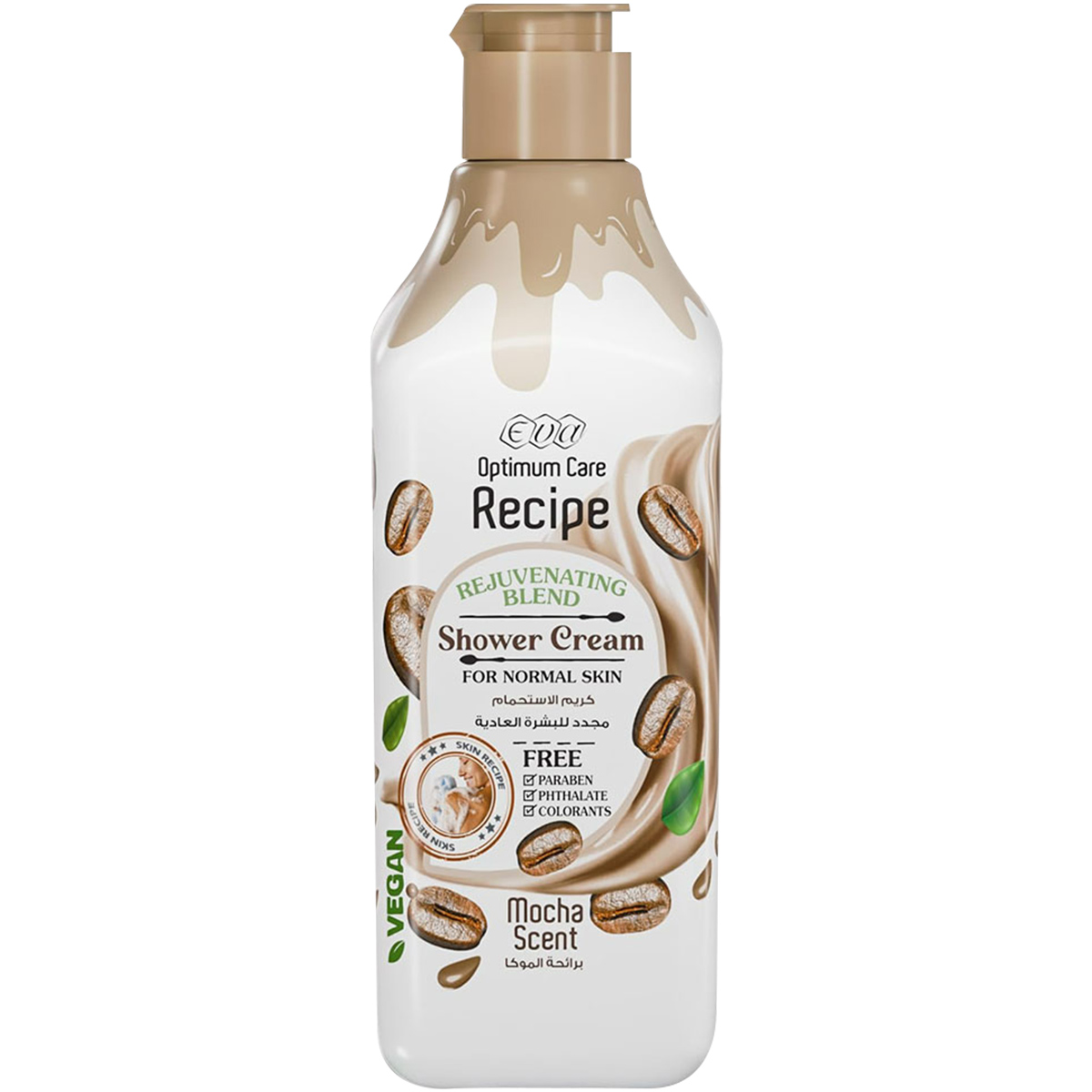 Eva Recipe Mocha Scent Shower Cream 370 ml image number 0