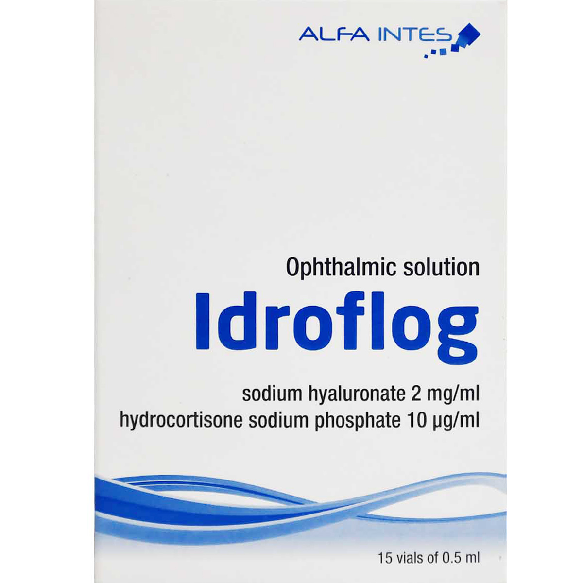 Idroflog (2 mg+10 &mu;g)/ml Eye Drops 0.5ml x 15 Vial image number 0