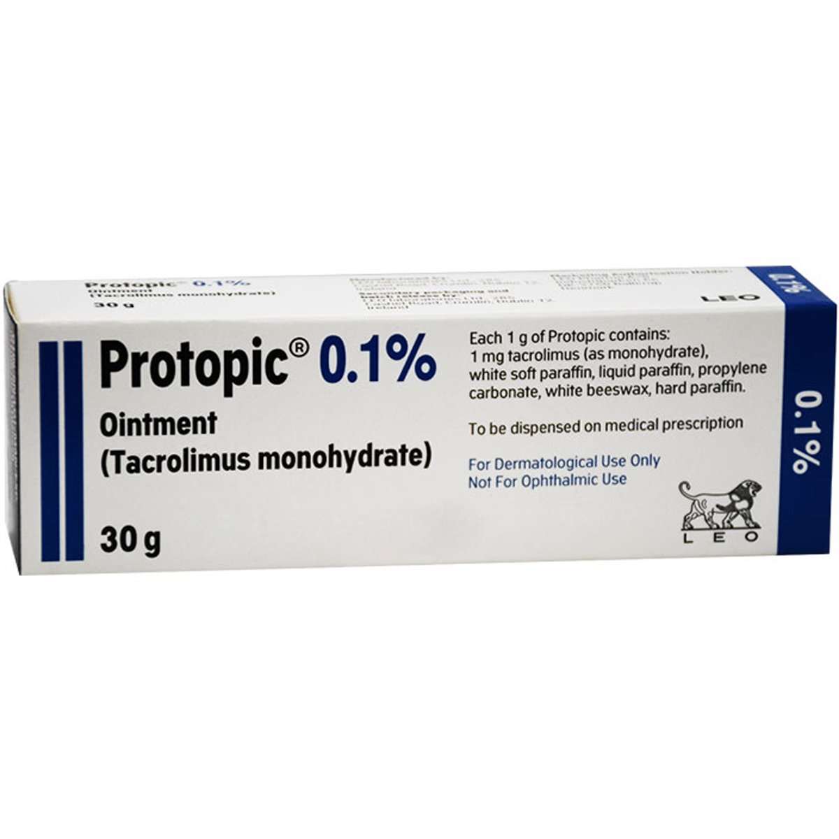 Protopic 0.1% 30Gm Ointment image number 0