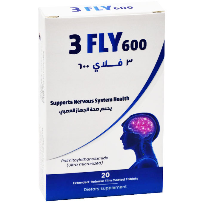 3 Fly 600 20 Film Coated Tablets image number 0