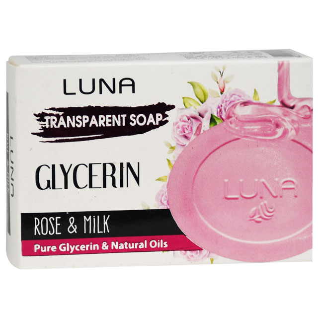 Luna Glycerin Rose&Milk Soap 100gm image number 0