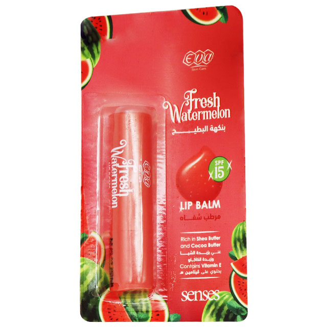 Eva Senses Fresh Watermelon Spf(15) Lip Balm 4gm image number 0