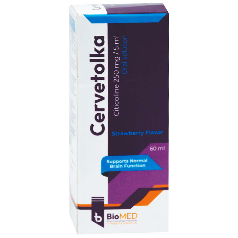 Cervetolka250mg/5ml Strawberry Flavor Oral Solution 60ml image number 0