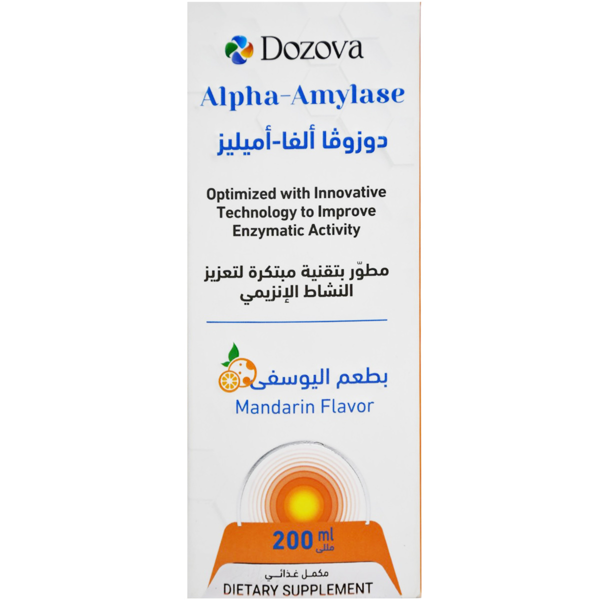 Dozova Alpha Amylase Mandarin Flavor 200ml image number 0