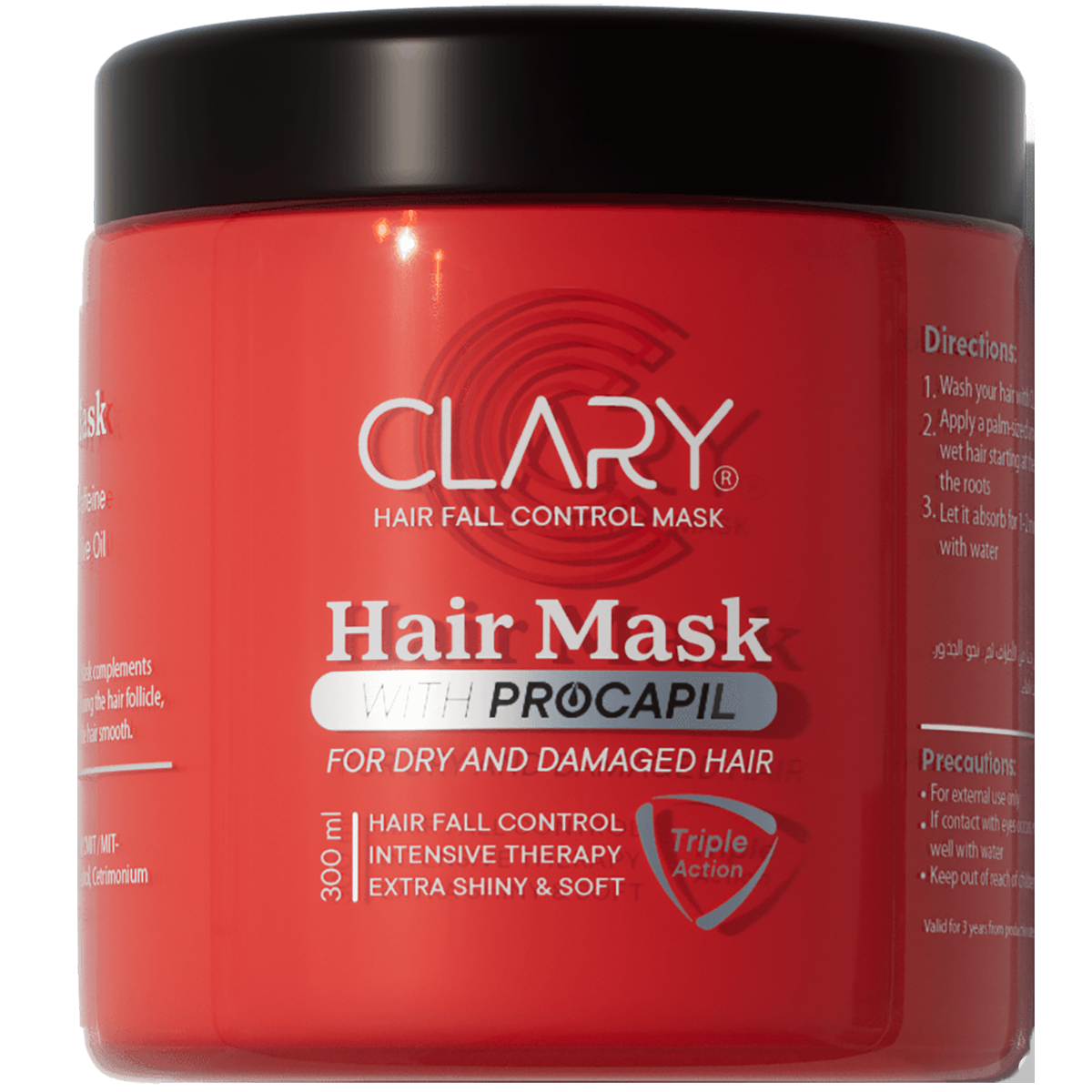 Clary With Procapil Dry & Damaged Hair Mask 300ml image number 0