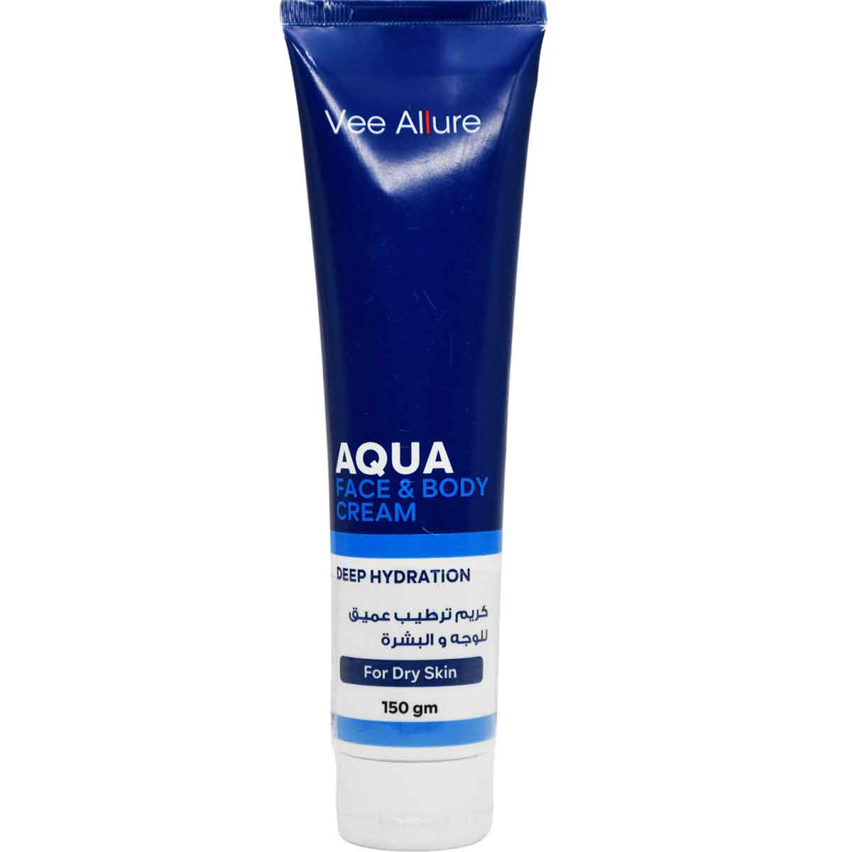 Vee Allure Aqua Face and Body Cream For Dry Skin 150gm image number 0
