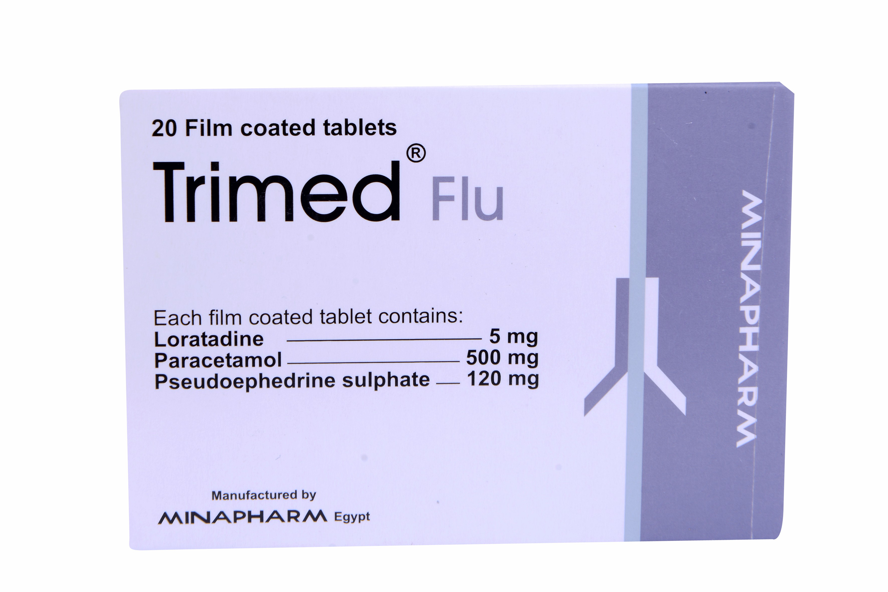 Trimed Flu 20 Film Coated Tablets image number 0