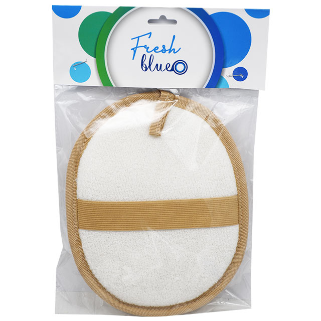 Fresh Blue Large Oval Loofah/Fb8002 image number 0