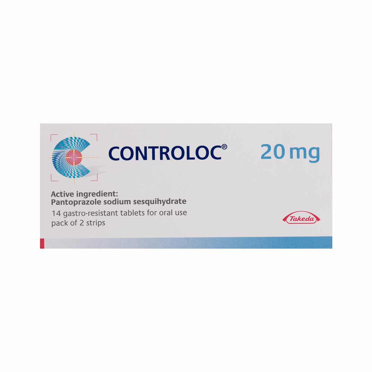 Controloc 20mg 14 Tablets image number 0