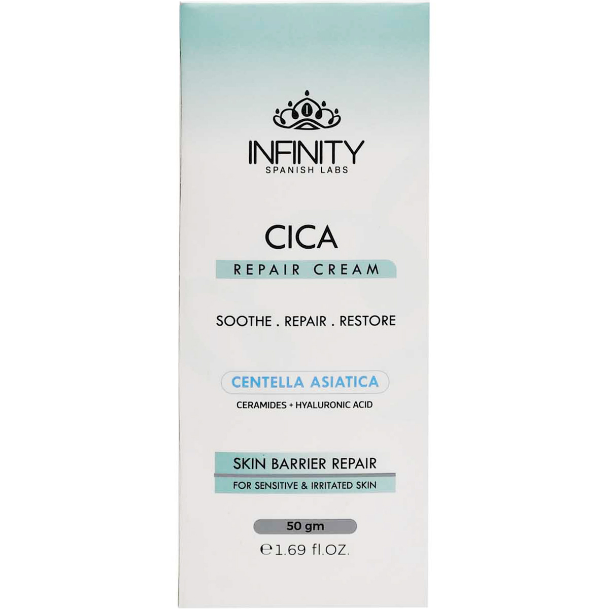 Infinity Cica Repair Cream for Sensitive and Irritated Skin 50 gm image number 0