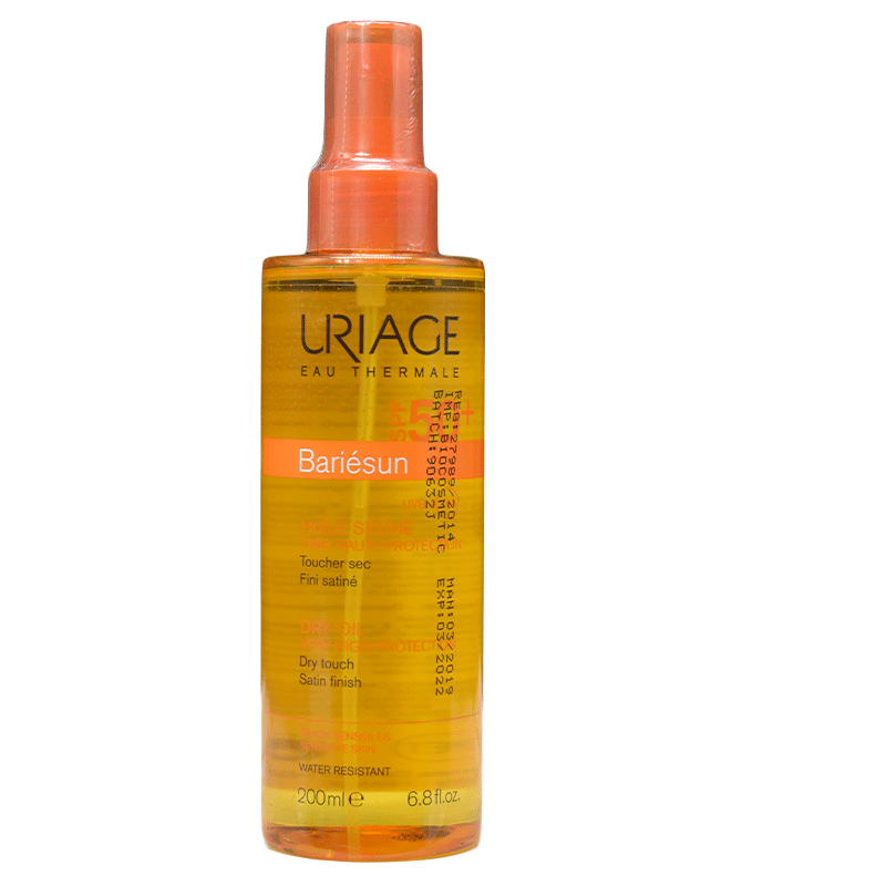 Uriage Bariesun (SPF50 +) Body & Hair Dry Oil 200ml image number 0