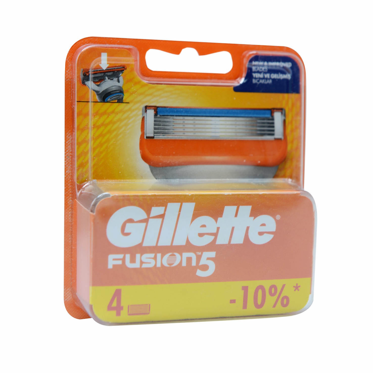 Gillette Fusion Blades 4 Pieces image number 0