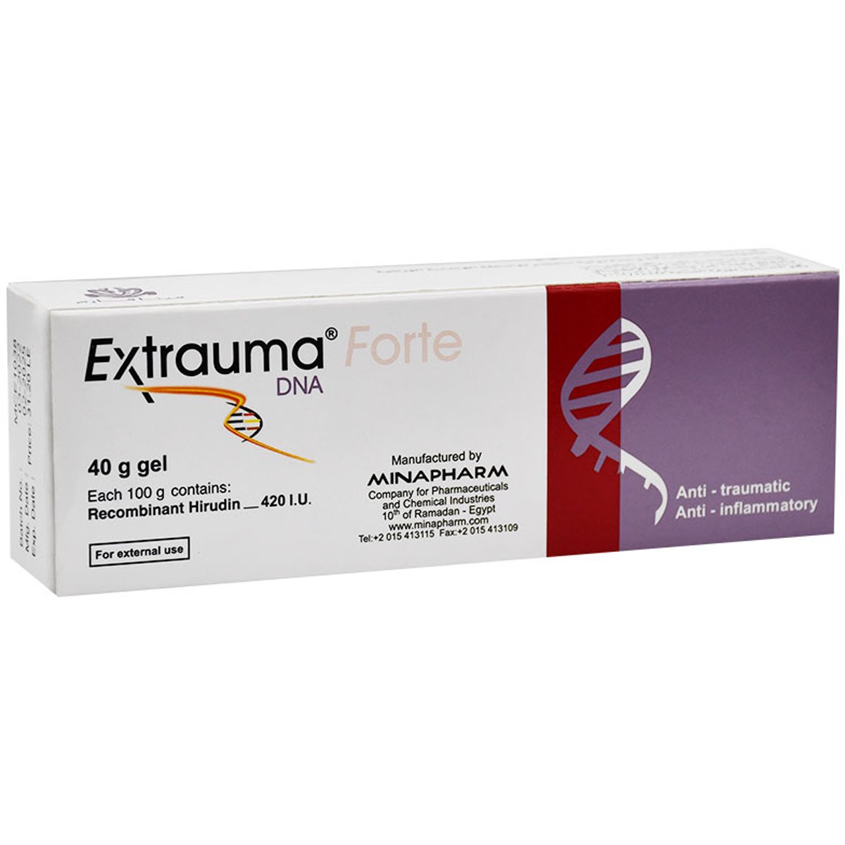 Extrauma Forte Dna 40Gm Gel image number 0
