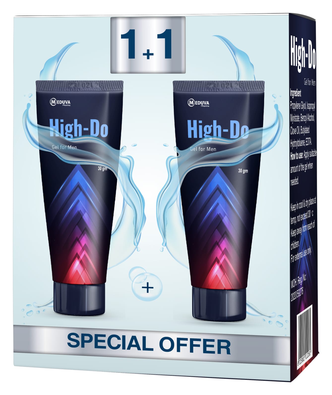 High-Do Men Gel 30gm (1+1) (Offer Pack) image number 0