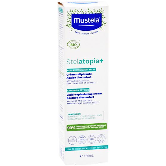 Mustela Stelatopia+ Replenishing Cream For Dry Skin 150ml image number 0