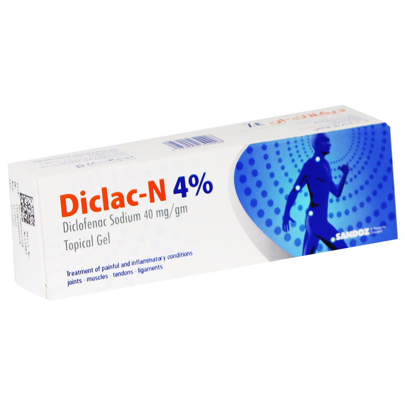 Diclac N 4% Gel 50gm image number 0