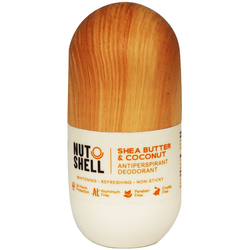 Nut Shell Shea Butter and  Coconut Deodorant Roll On 50ml image number 0
