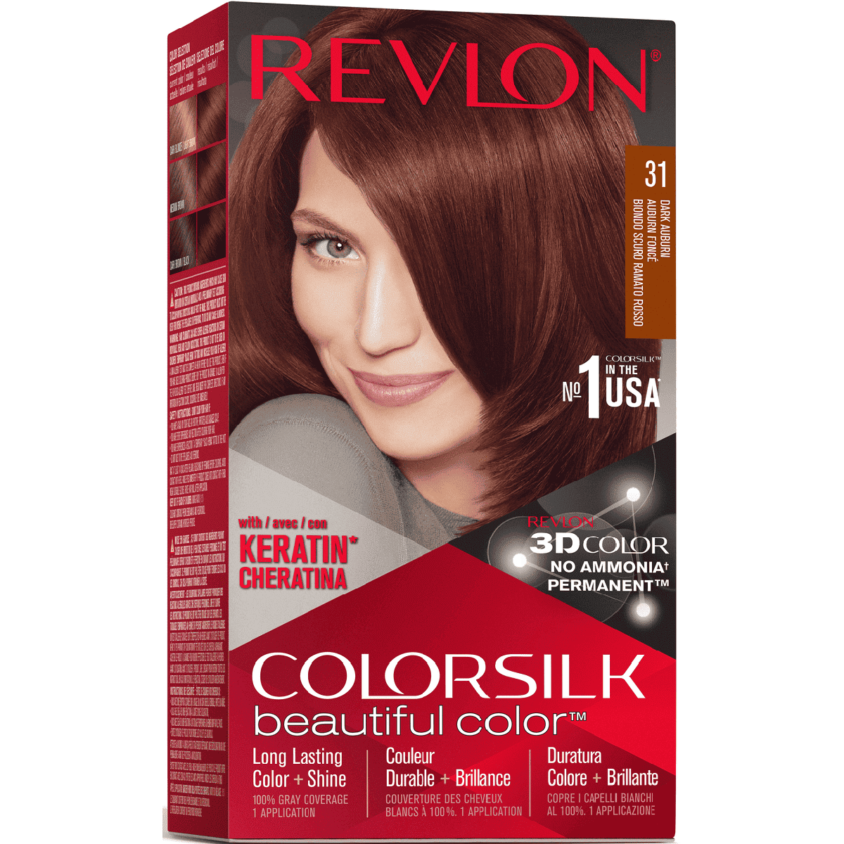 Revlon Colorsilk Dark Auburn/31 image number 0