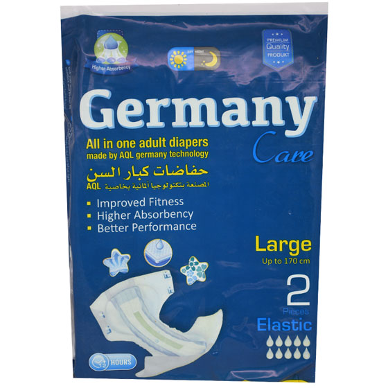 Germany Care Adult Diapers Large 2 pieces image number 0