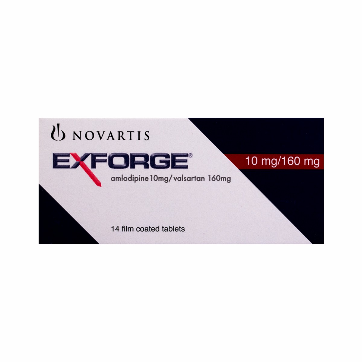 Exforge 10/160mg 14 Tablets image number 0