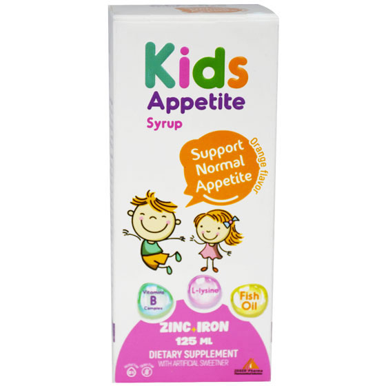 Kids Appetite 125ml Orange Flavor Syrup image number 0