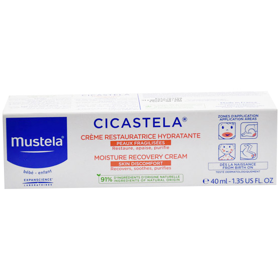 Mustela Cicastela Moisture Recovery Cream 40ml image number 0