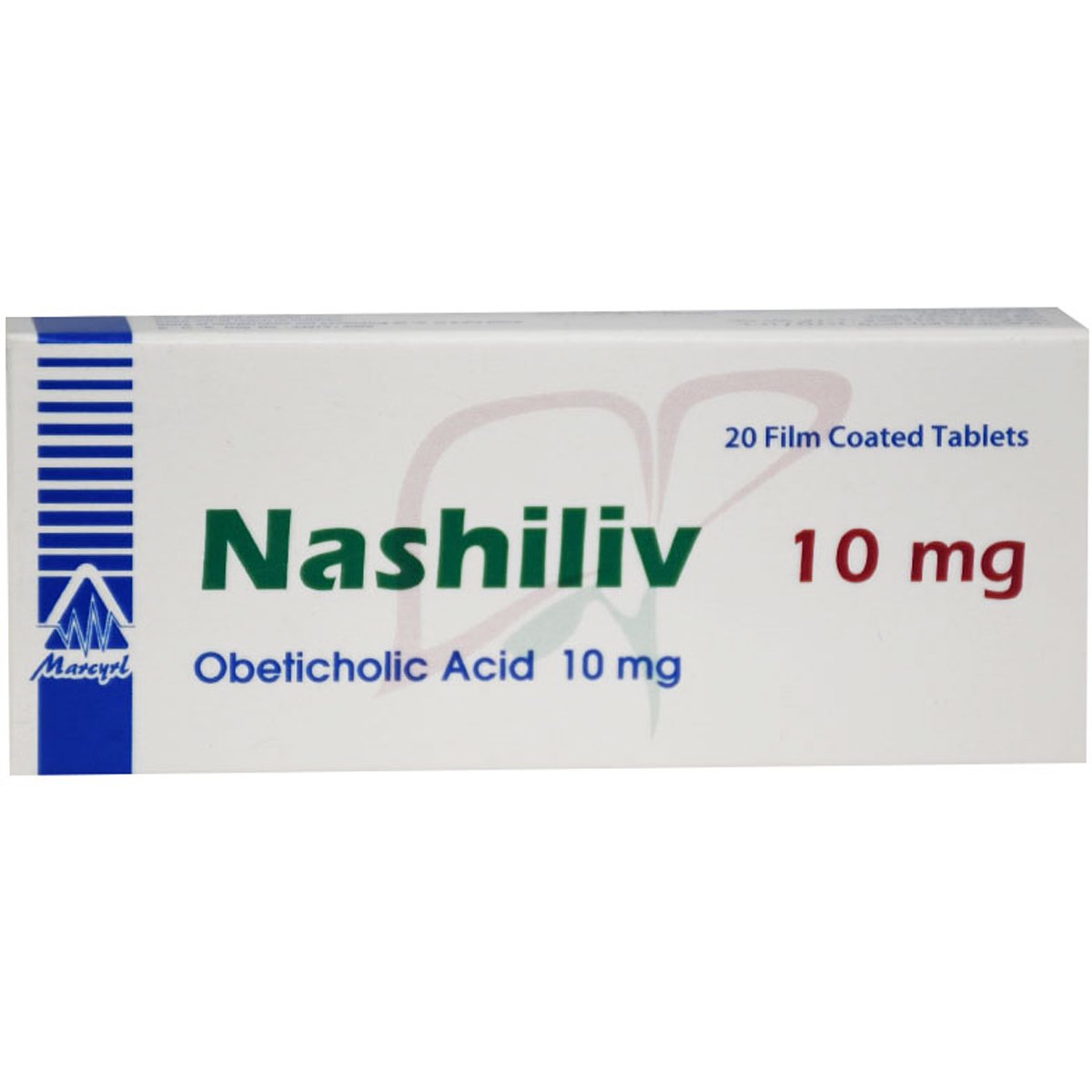Nashiliv 10mg 20 Film Coated Tablets image number 0