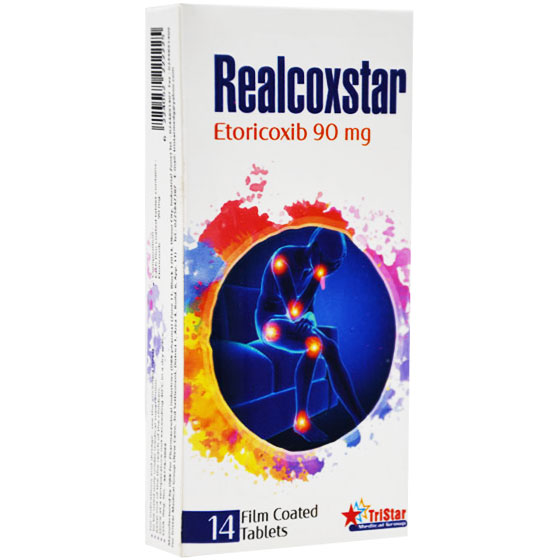 Realcoxstar 90mg 14 Film Coated Tablets image number 0