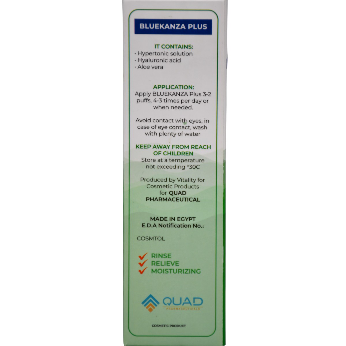 Bluekanza Plus Spray 75ml image number 1