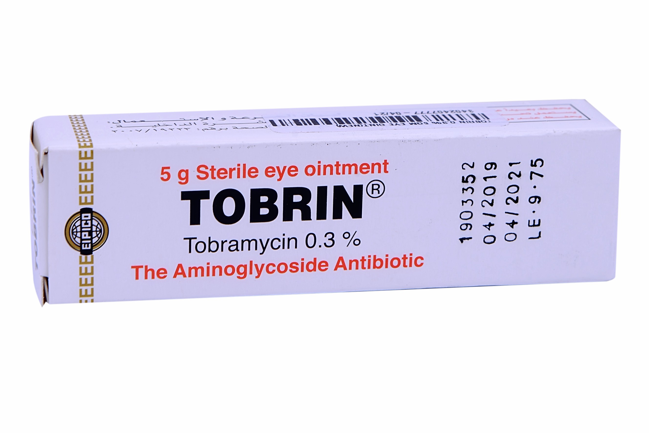 Tobrin 0.3% 5gm Eye Ointment image number 0