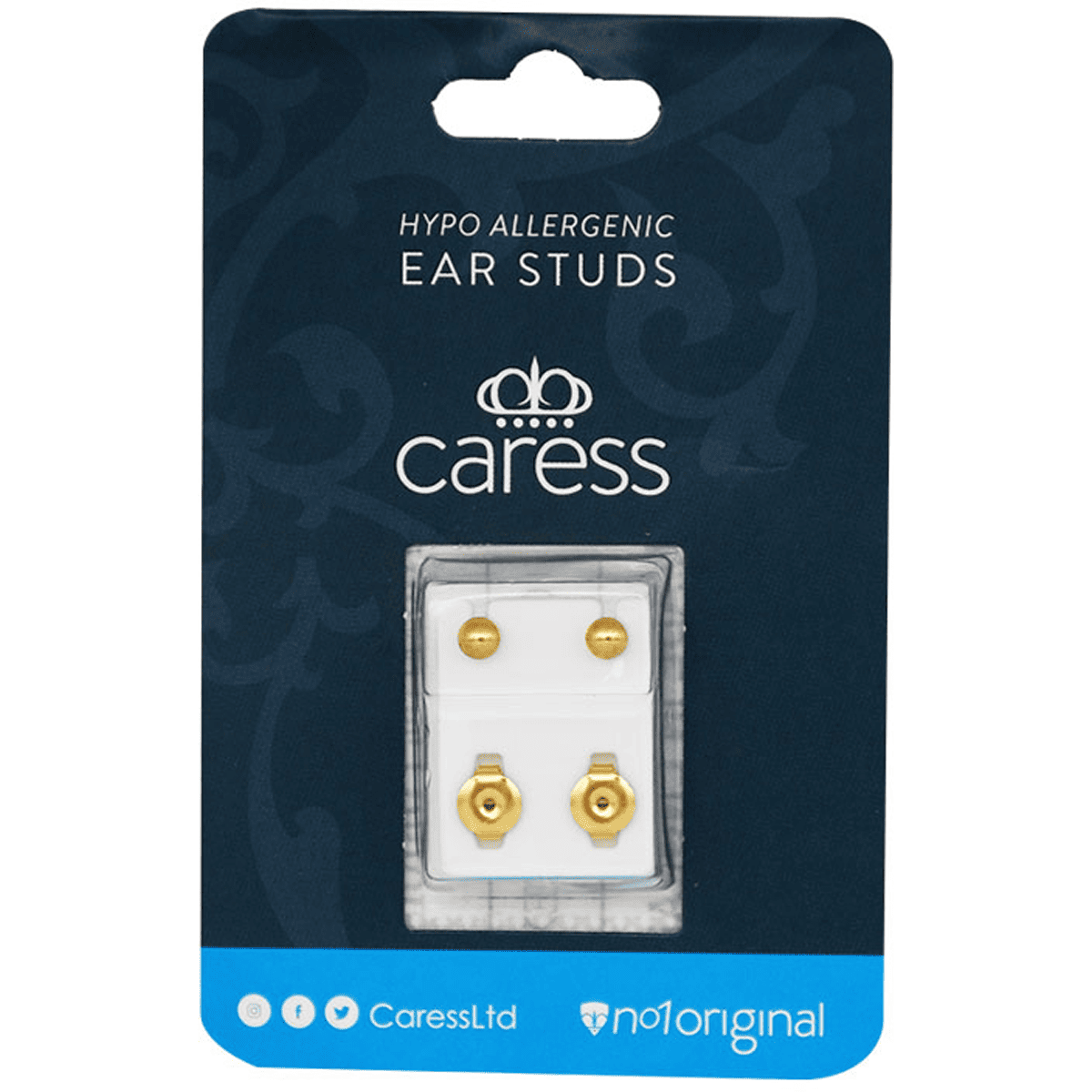 Caress Ear Studs Round/2 image number 0
