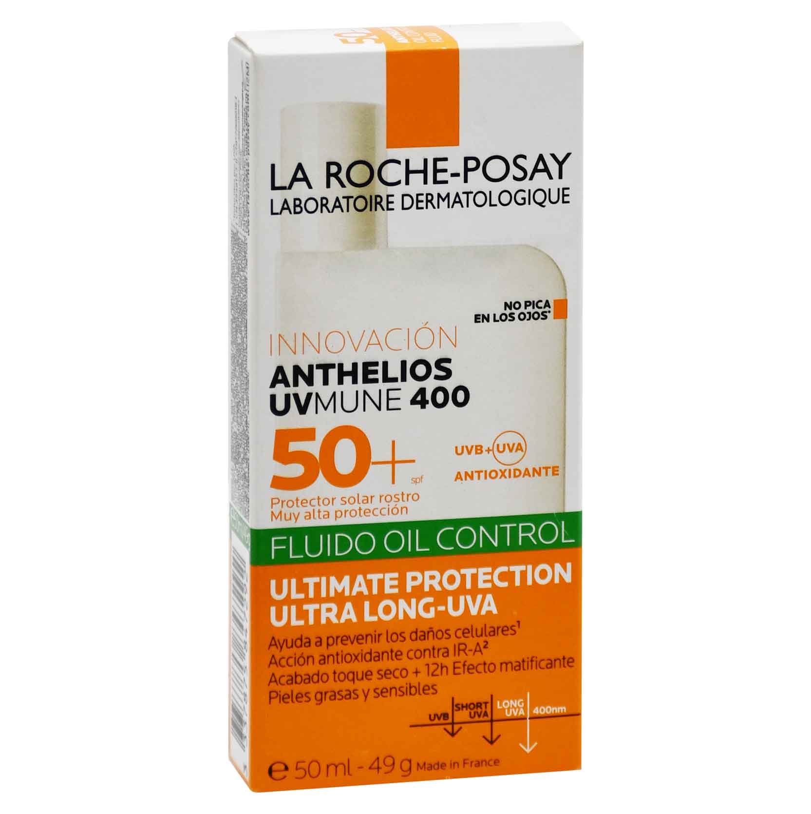 La Roche Anthelios UVMune 400 (SPF 50+) Oil Control Fluid 50ml image number 0