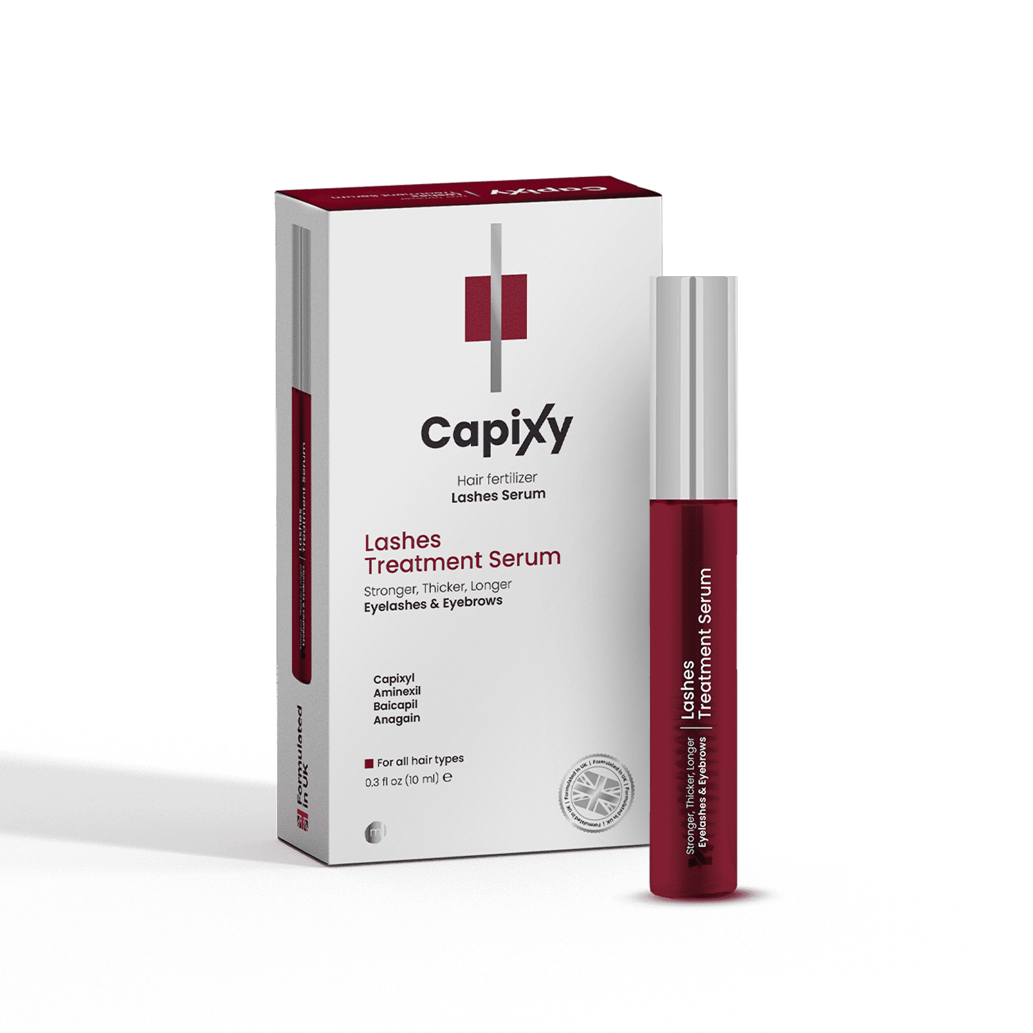 capixy Hair Fertilizer Lashes Serum For All Hair 10ml image number 0