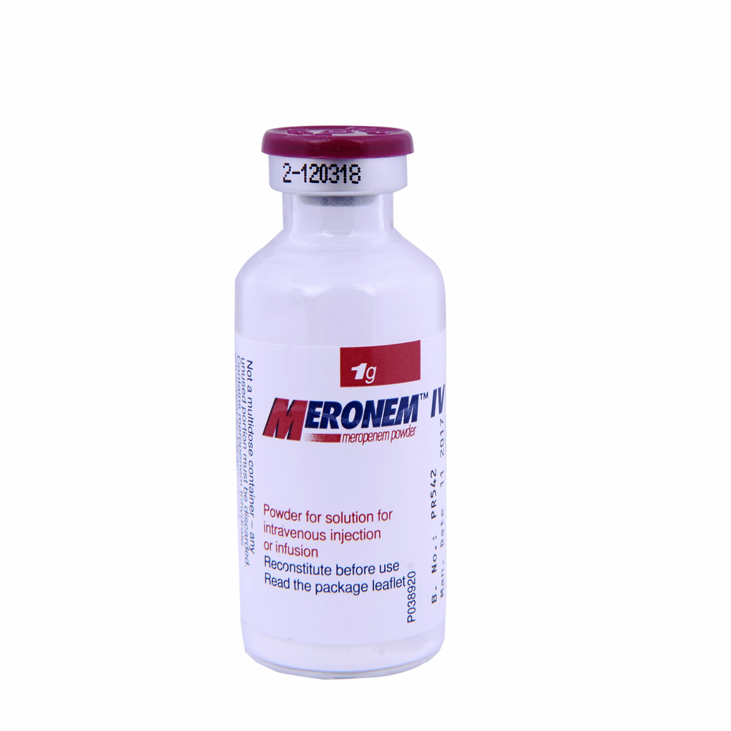 Meronem 1gm 1 Vial image number 0