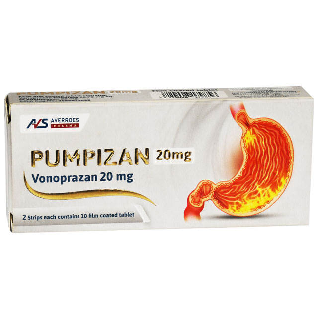 Pumpizan 20mg 20 Film Coated Tablets image number 0