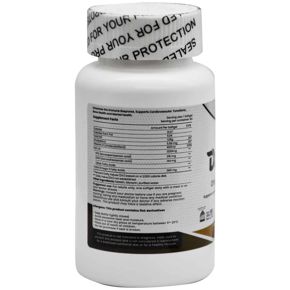 Sofi Life Daily Vit Omega-3 Plus D 60 Softgels image number 1