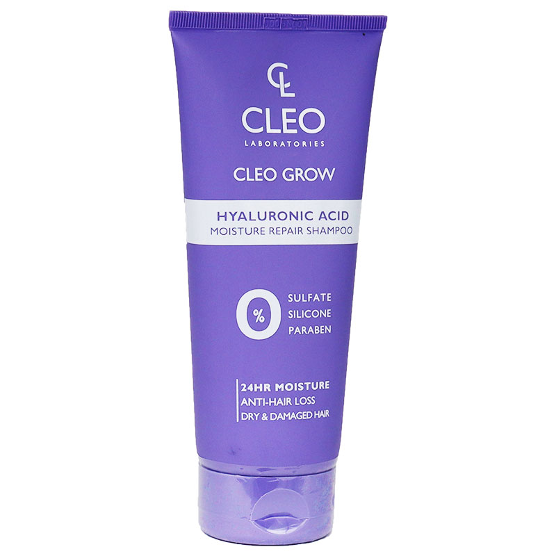 Cleo Grow Hyaluronic Acid Moisture Repair Shampoo 200ml image number 0