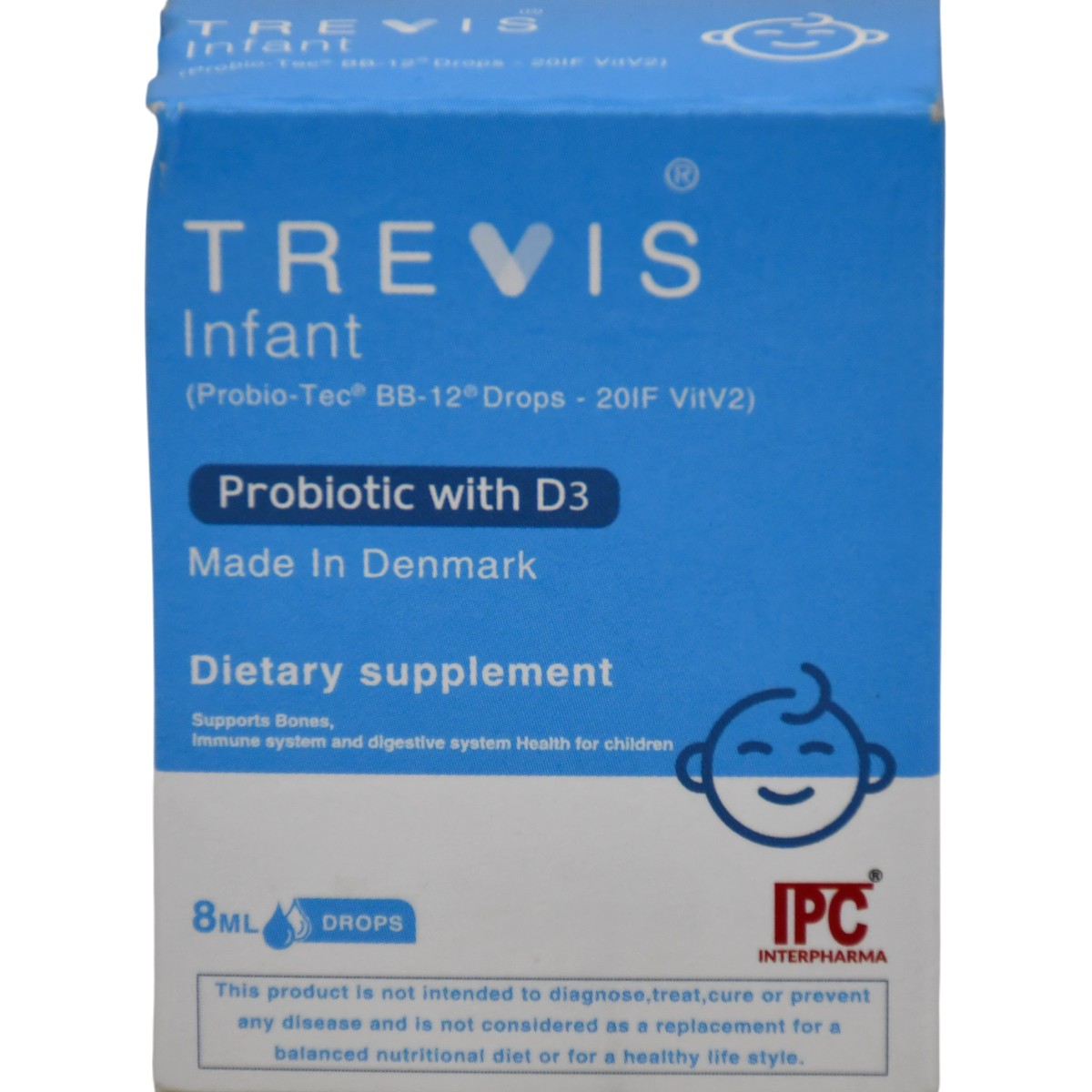 Trevis Infant Oral Drops 8ml image number 0