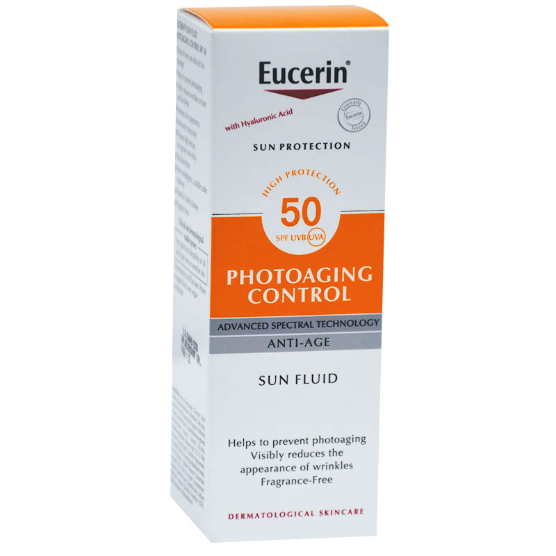 Eucerin Photoaging Control Anti Age SPF 50 Sun Fluid 50ml image number 0