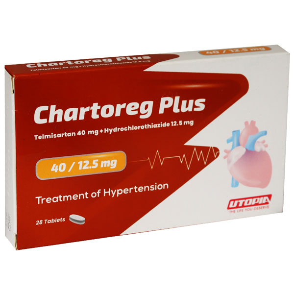 Chartoreg Plus 40mg/12.5mg 28 Tablets image number 0