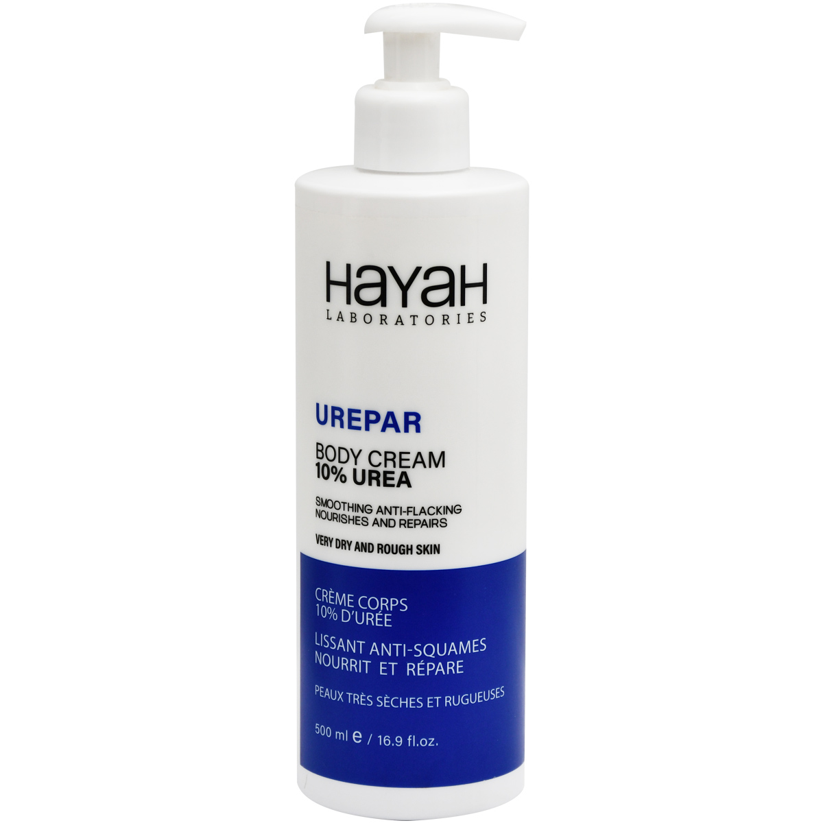 Hayah Urepar Body Cream For Dry and Rough Skin 500ml image number 0