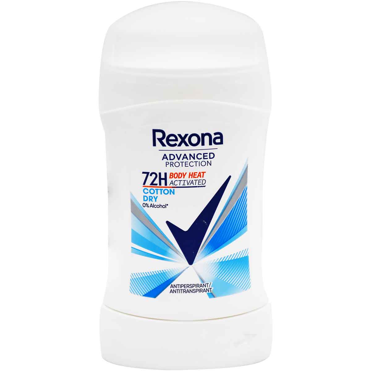 Rexona Invisible Cotton Dry 72 Hours Deodorant Stick 50 ml image number 0