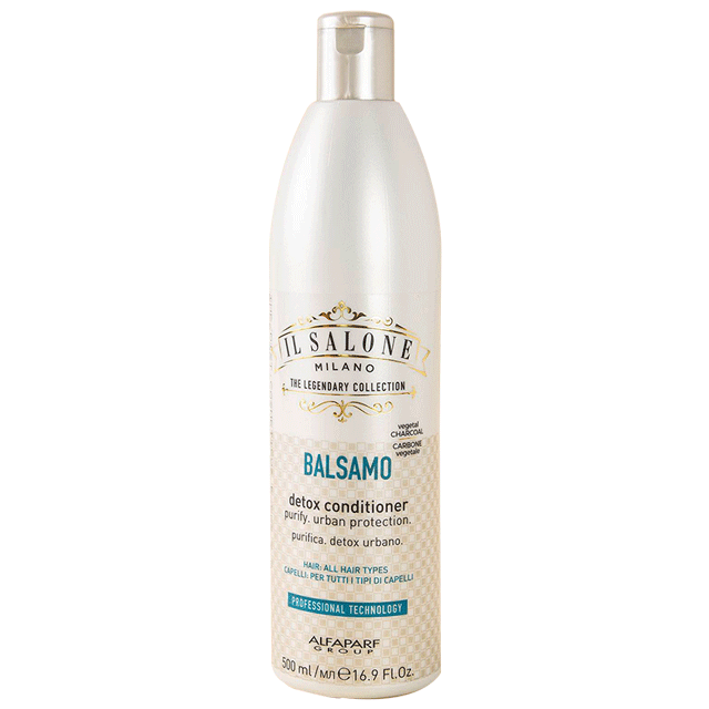 Il Salone Detox Conditioner Detox With Vegetal Charcoal, Biotin And Caffeine For All Hair Types 500ml image number 0