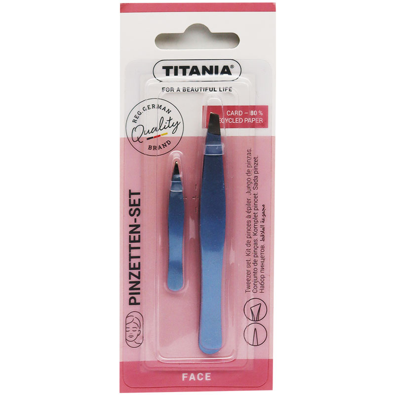 Titania Tweezer Set 2 pieces /1072/Bl B image number 0