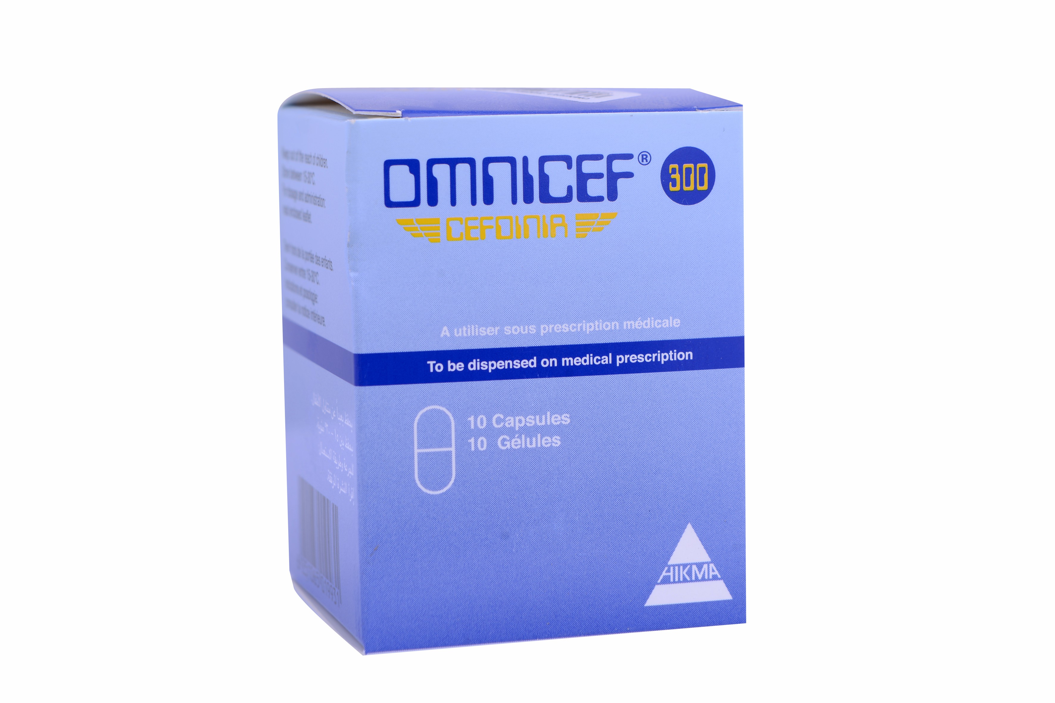 Omnicef 300mg 10 Capsules image number 0