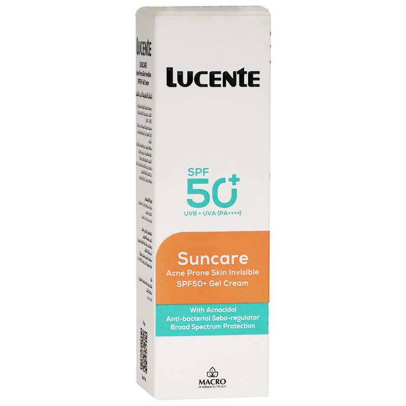 Lucente Suncare Spf(50+) Acne Invisible Gel Cream 50ml image number 0