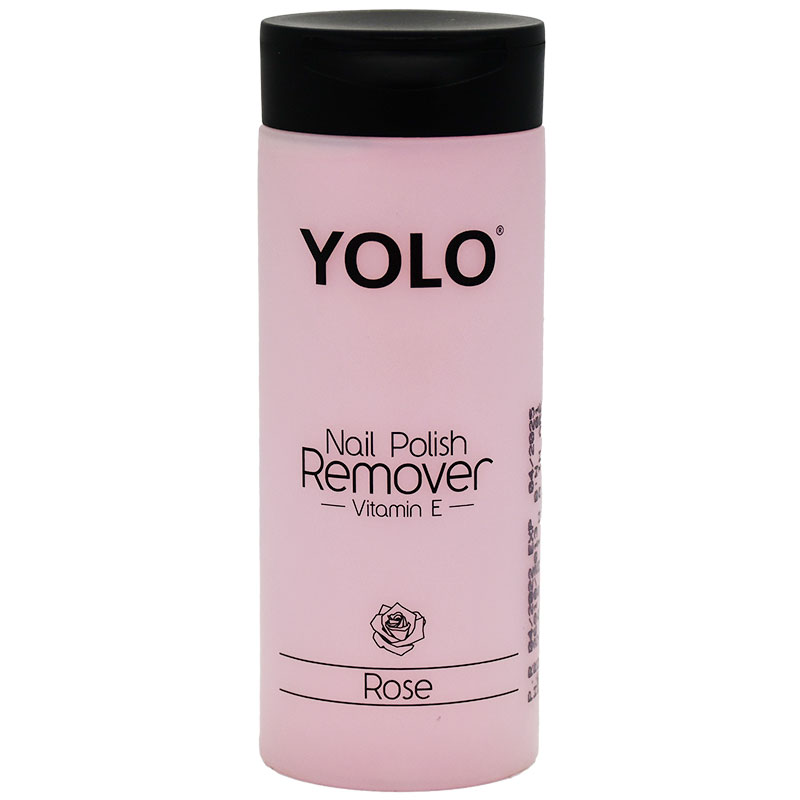 Yolo Nail Polish Remover Rose 135ml image number 0